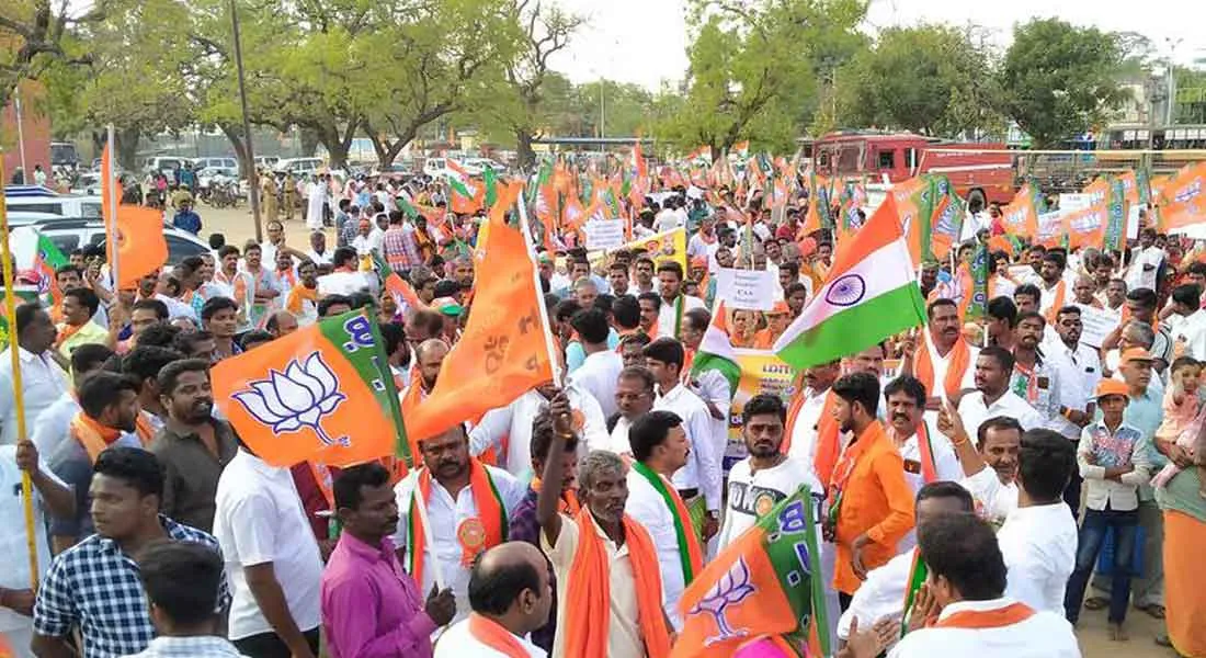 Rally over obstacles; case on 700 BJP persons 