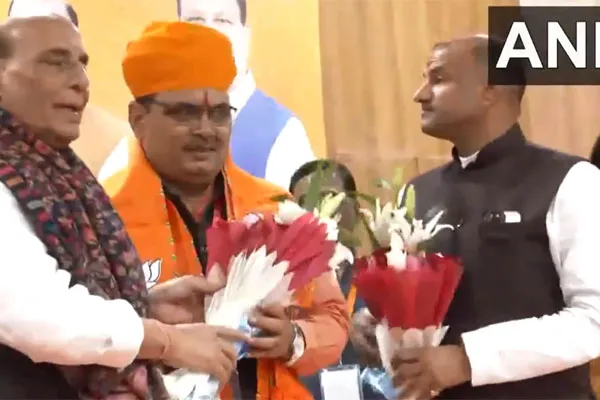 Bhajanlal Sharma elected Chief Minister of Rajasthan