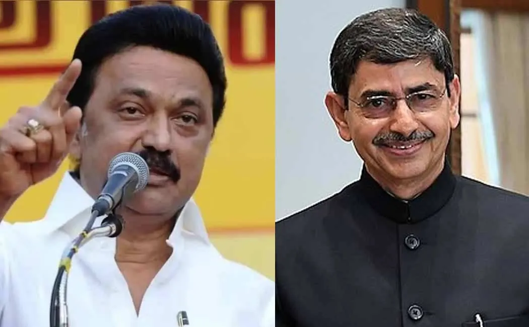 cm mk stalin warn for central government for rn ravi issue