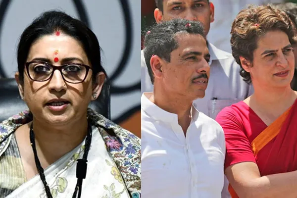 Priyanka Gandhi's husband to compete with Smriti Rani?