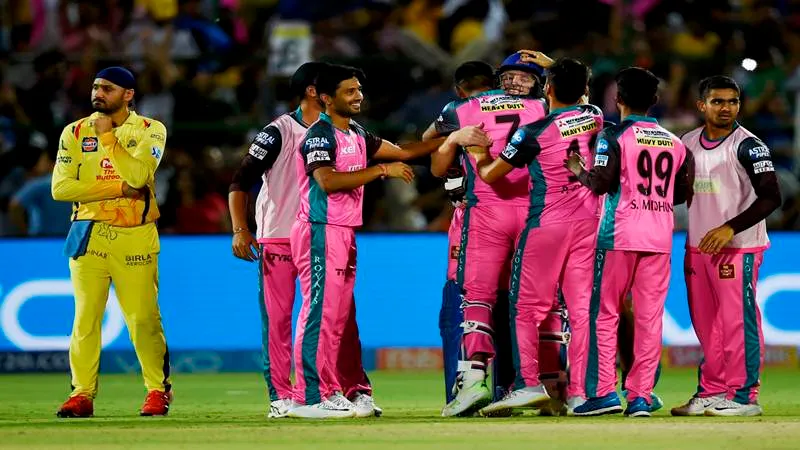 rajasthan royals won the match