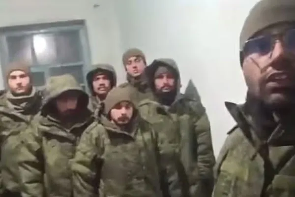  Indian tourists shouts Save us from Russia