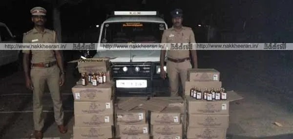 Puducherry wine bottles seized!