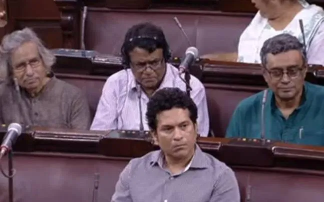 sachin in rajyesabha