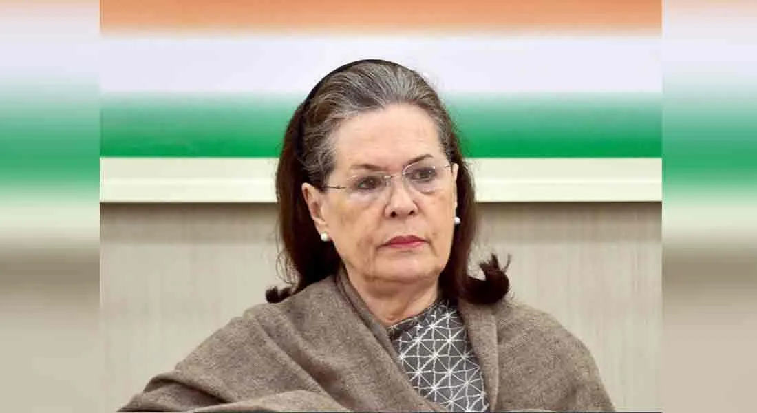Sonia Gandhi resigns as caretaker Congress president