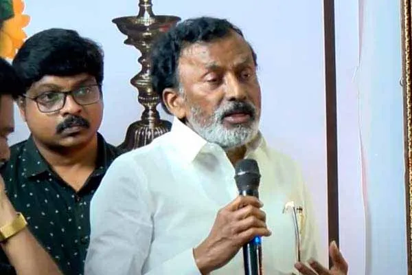  We should form an alliance with the BJP Saidai Duraisamy recalls history