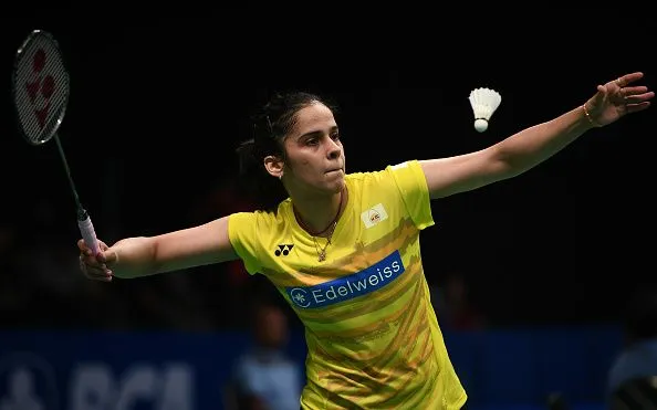 saina on ground