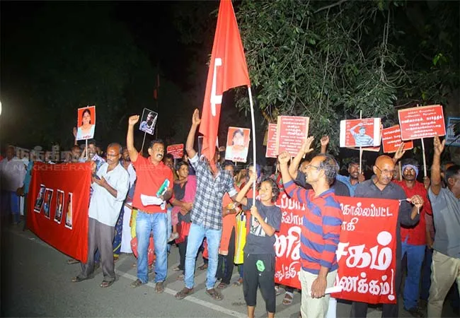 kerala incident salem manivasakam  Cremated with police security.