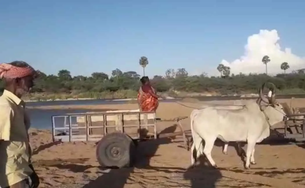 Sand theft; The mob that attacked the people of the detained village with weapons