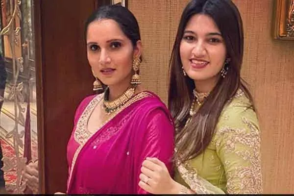 Shooting at an event organized by Sania Mirza's sister in hyderabad