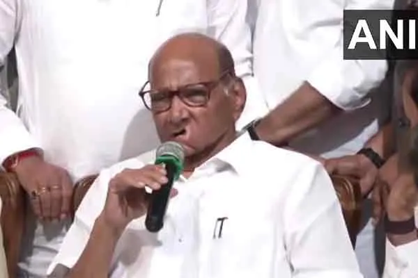 nationalist congress cheif Sharad Pawar says anti bjp wave is sweeping 