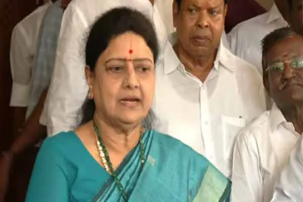 Sasikala spoke about Admk party 