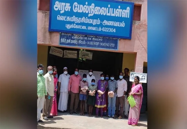 Children go to school at the behest of Nakkeeran  Officers enrolled in the school!