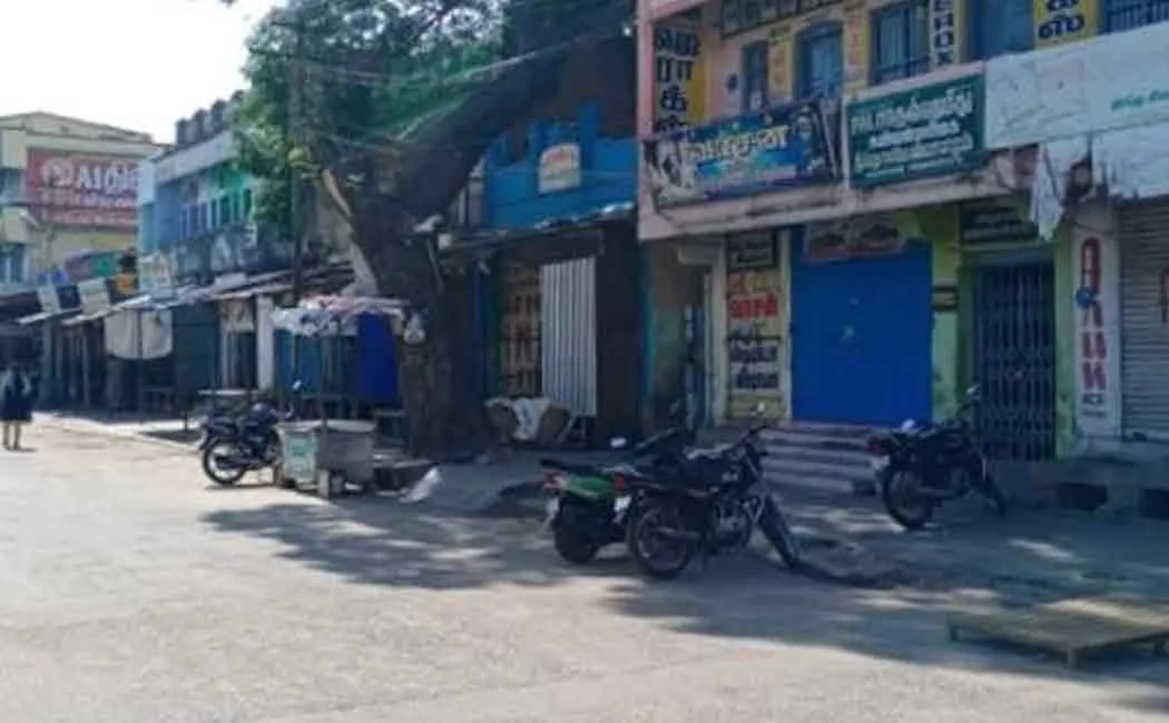 protest in sankarankovil 