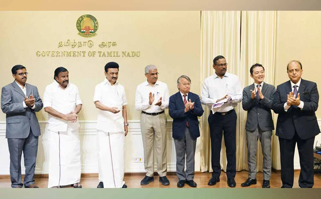 Construction of seawater desalination plant Aadikal Natya Chief Minister