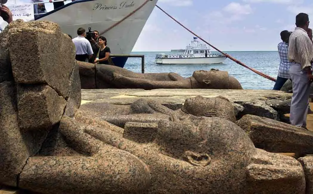 ancient lost city of egypt found under sea