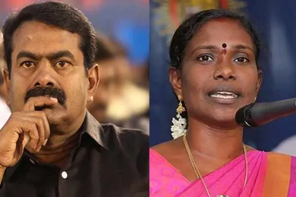 Kaliammal deviation from naam tamilar katchi party 