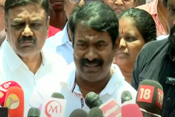 Seeman spoke about kerala landslide