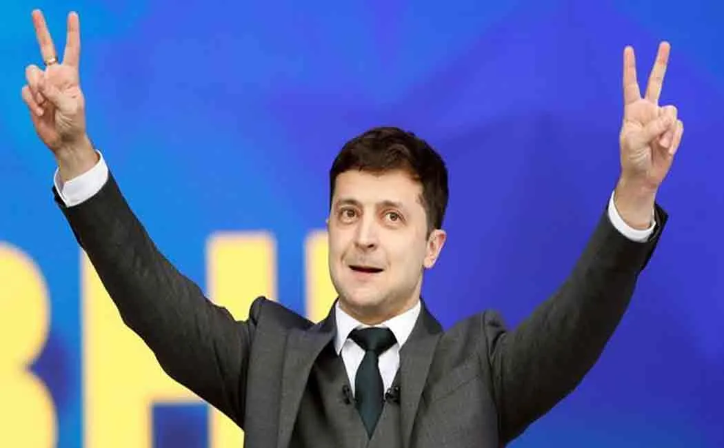comedy actor Zelenskiy elected as ukraine president