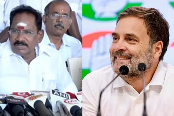 Sellur Raju praises again Rahul Gandhi 