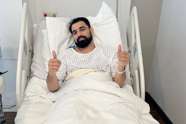 Mohammed Shami tweet after surgery