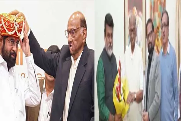  chaos in the alliance for Shinde's Shiv Sena MLAs meet Sharad Pawar