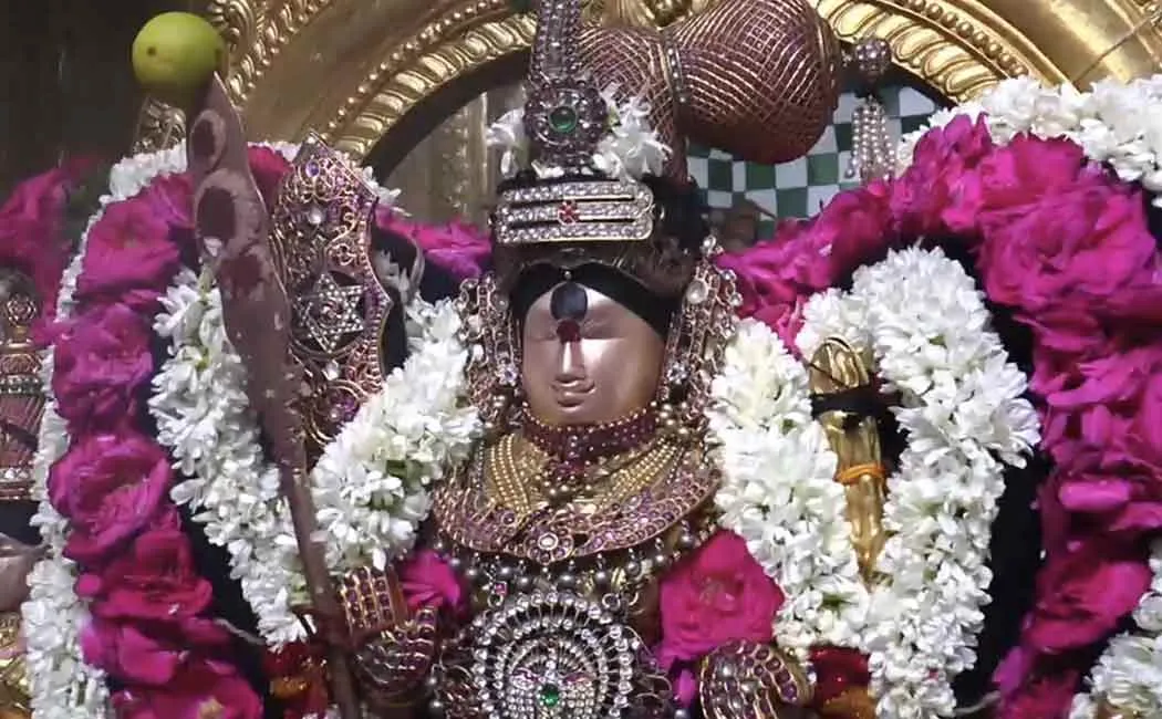 sikkal singaravelar soorasamhara ceremony