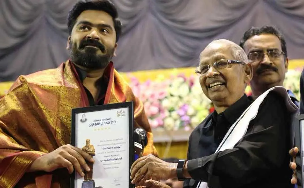 simbu with veeramani