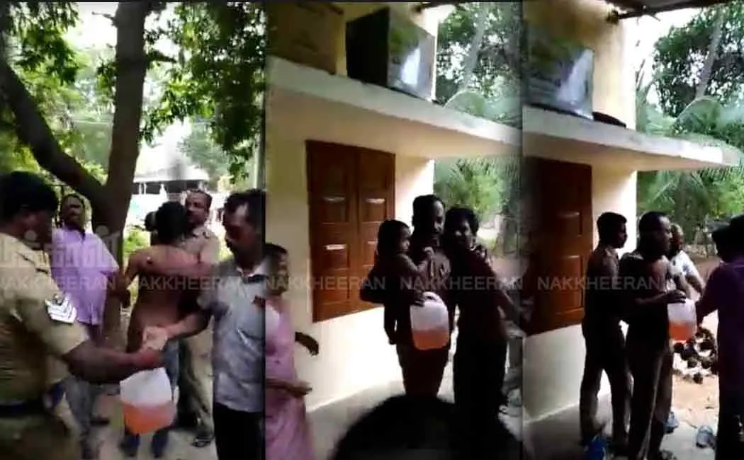 cuddalore police saves a man