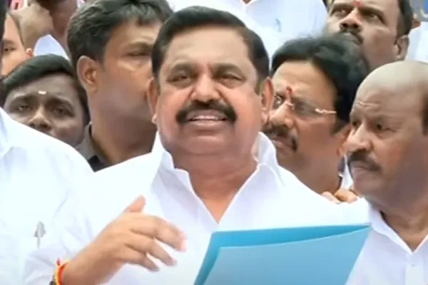 edappadi Palaniswami accused Tamil Nadu government of flooding in Chennai