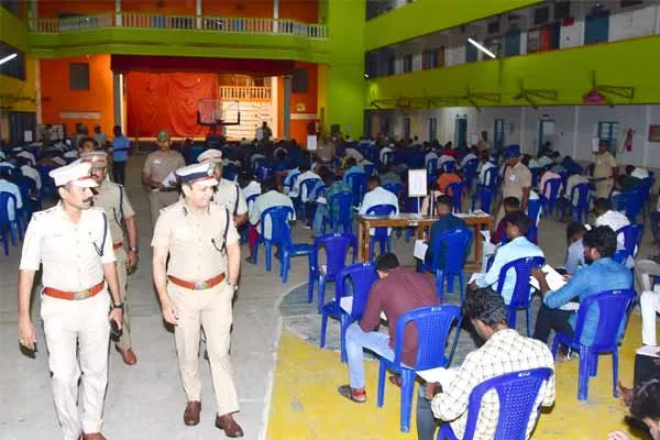 Constable Second Level Written Exam in 7 centres in Cuddalore