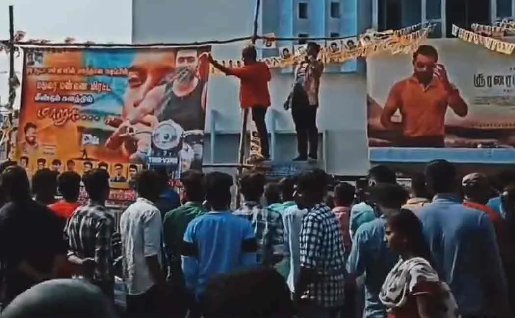 surya starring soorarai pottru film rerelease on madurai theatre
