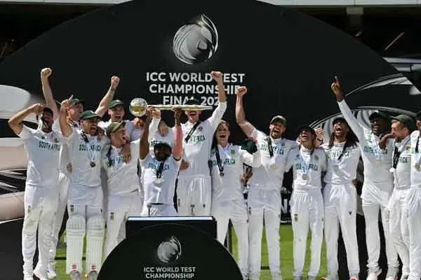 South Africa creates history by winning the WTC trophy 