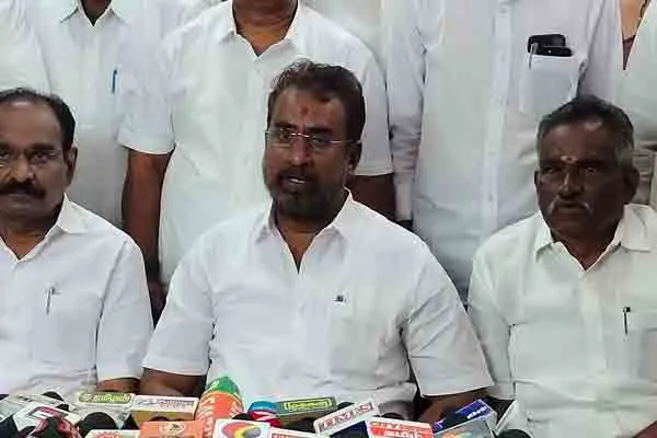 Sp Velumani says Not just me, nobody can be separated from AIADMK