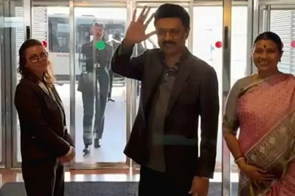  Chief Minister MK Stalin returns to Chennai