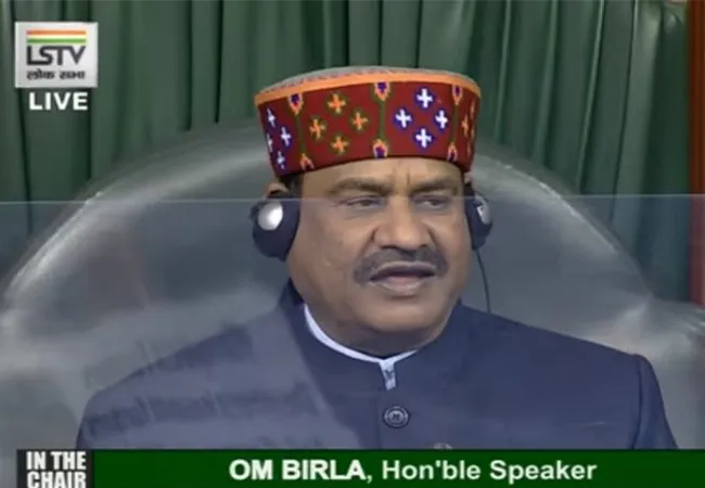 parliament mps lok sabha adjourned speaker 