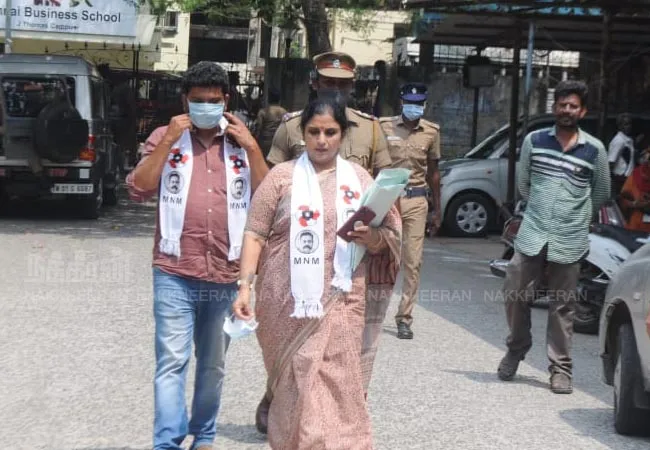 makkal needhi maiam party candidate sri priya press meet 