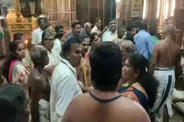 srirangam ranganathar temple hanuman statue incident 