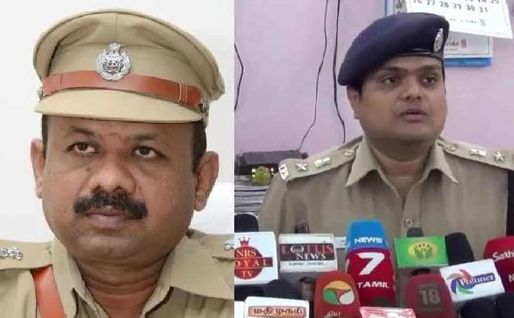 vikraman takes charge as karur superindent of police