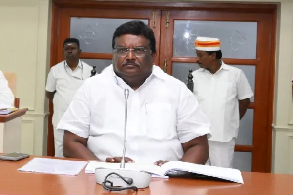 Minister Sivashankar says Can the Union Minister publish completely contradictory information 