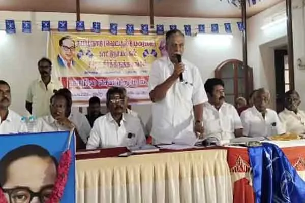 tamilnadu social reform union thanks to cm mk stalin at trichy