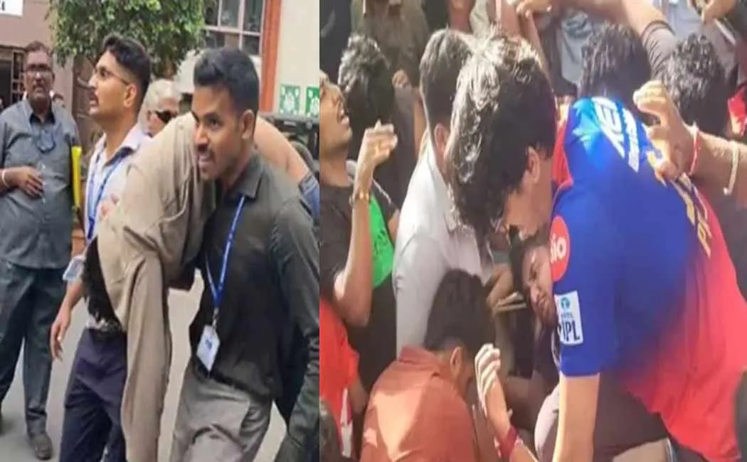 ather cries at son's grave for RCB stampede