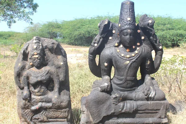 1,200-year-old Tirumal, Vaishnavite sculptures discovered in virudunagar