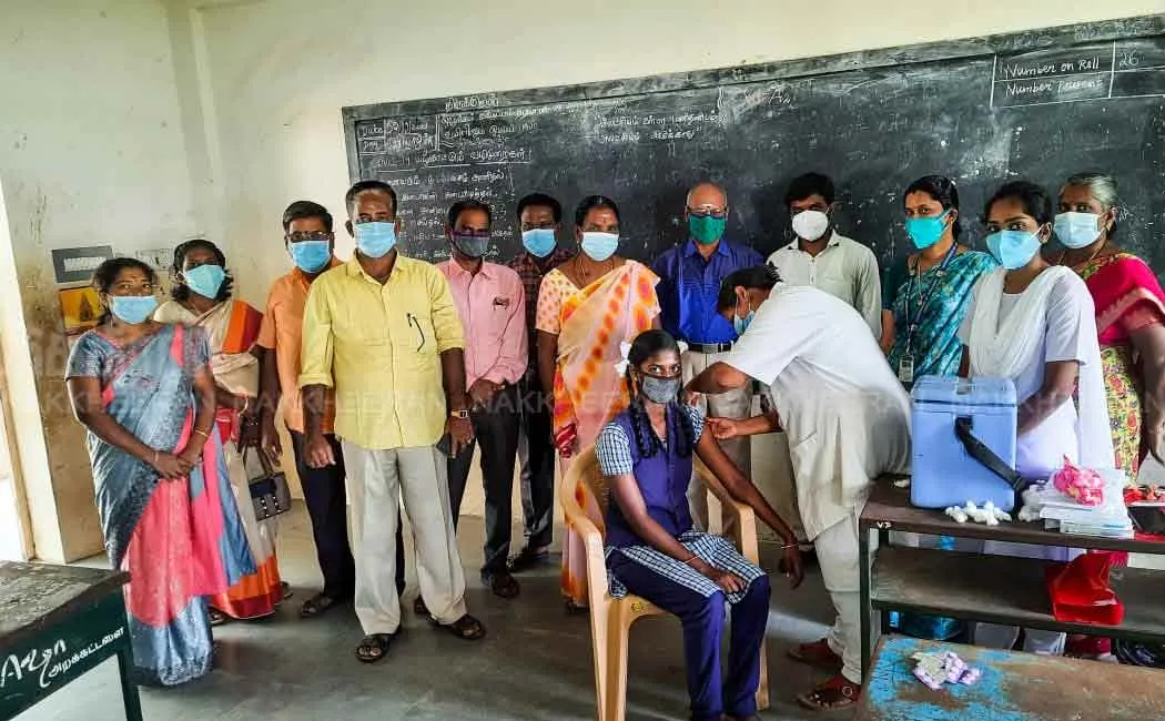 Vaccination Camp for School Students