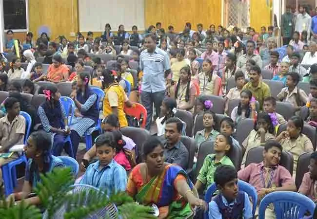 anna malai university national science day , schools students 