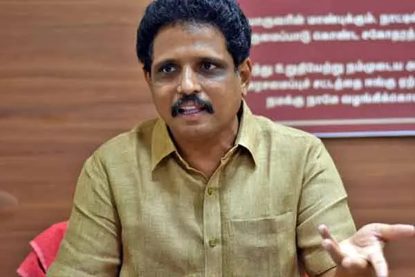su. venkatesan concern about rn ravi's thiruvalluvar talk