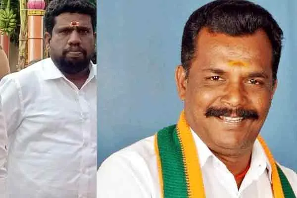 virudhunagar west district bjp chief government job related incident 