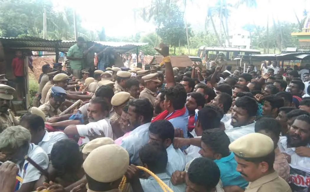 suruli protest