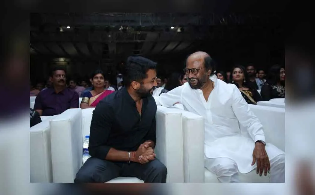 surya with rajni