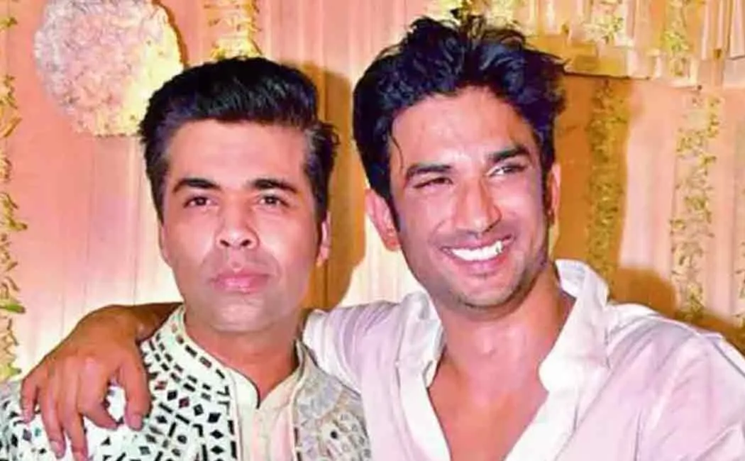 sushant with karan johar 